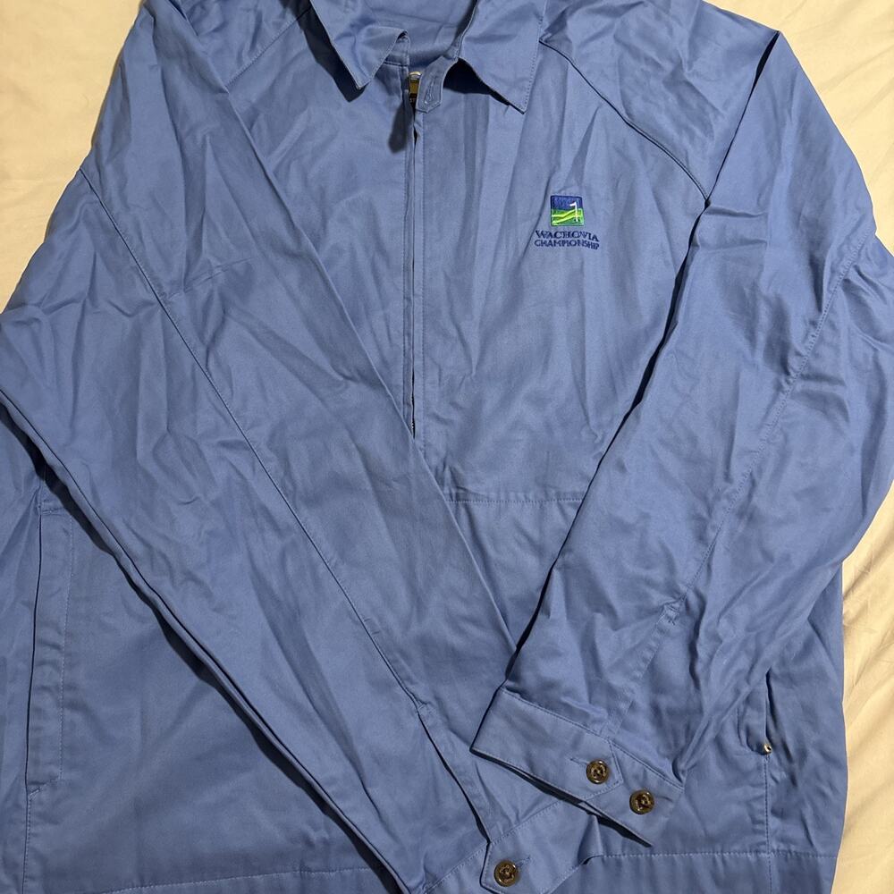 Polo Golf Ralph Lauren Wachovia Championship(Wells Fargo)Full Zip Jacket XL Blue